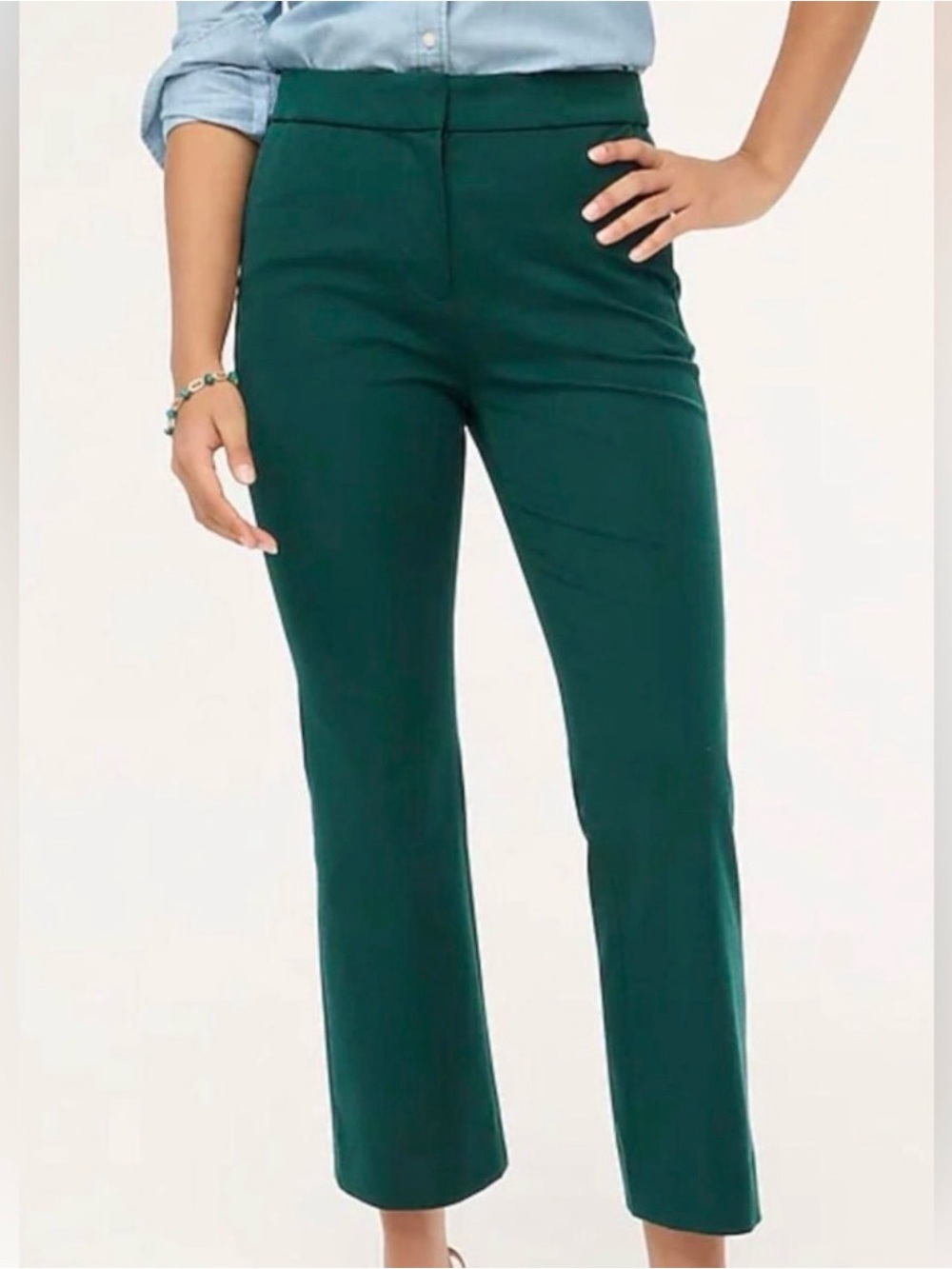 J. Crew Dark Green Work Pants